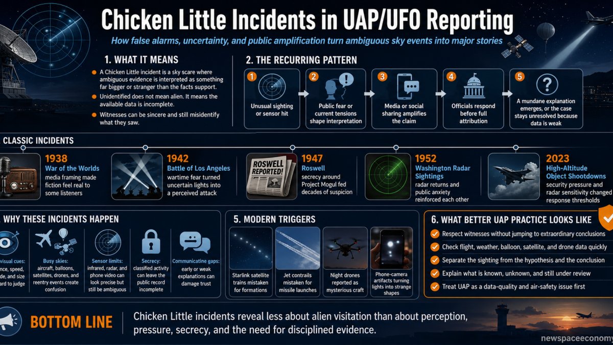 What Do Chicken Little Incidents Reveal About UAP and UFO Reporting?
